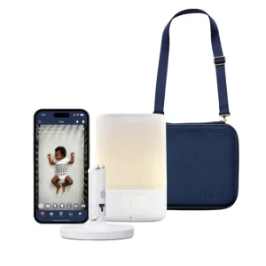 Kit de Sono Nanit Suporte Flexível + Ruído Branco + Estojo de Viagem Azul